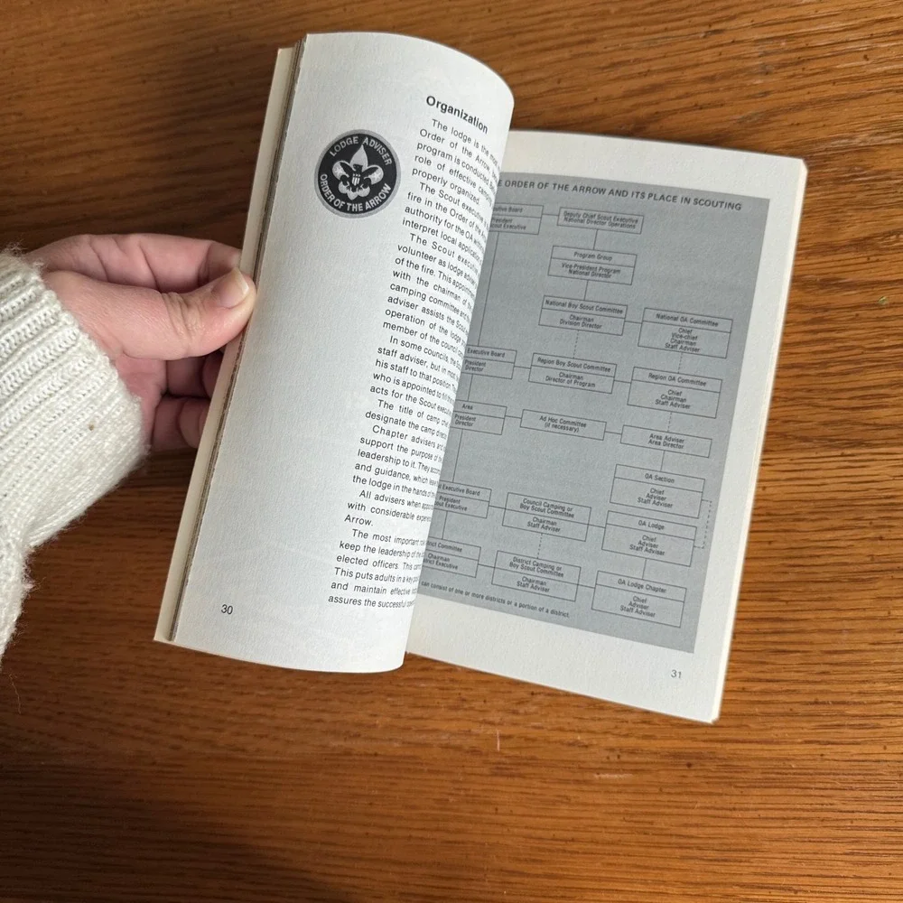 Order of the Arrow Lodge Adviser‎ Handbook Scouting Leadership Guide Book